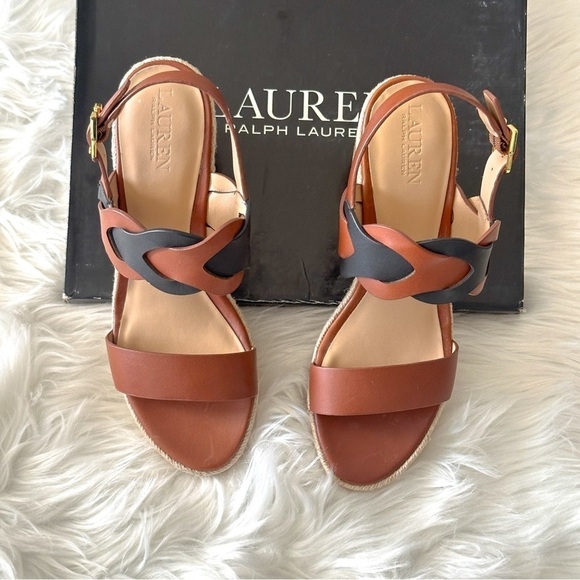 LAUREN RALPH LAUREN Hazell Wedge Sandals​ - Picture 3 of 7
